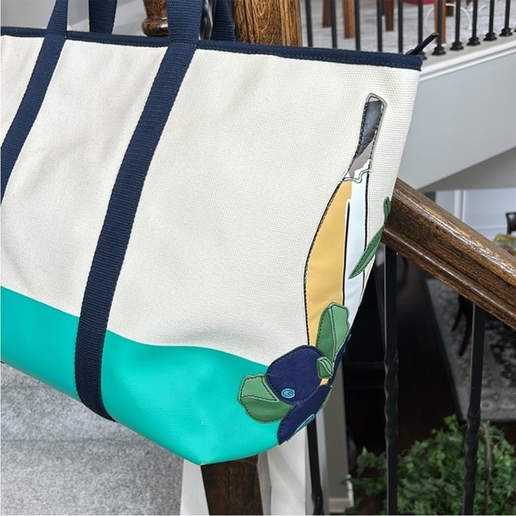 Tory Burch Penn Appliqué Tote - Picture 6 of 11